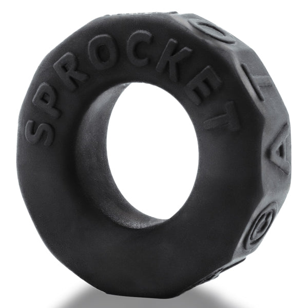 "Sprocket Comfort No-Roll Cockring - Black OX-AJ-1043-NGT"