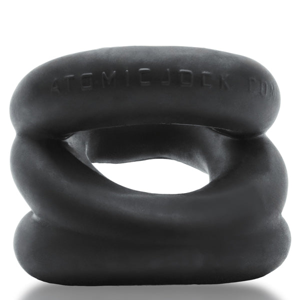 "Z-Balls Zig-Zag Cockring Ballstretcher - Black OX-AJ-1070-NGT"