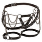 "Euphoria Collection Plus Size Thigh Harness With Chains - Black SE3102213"