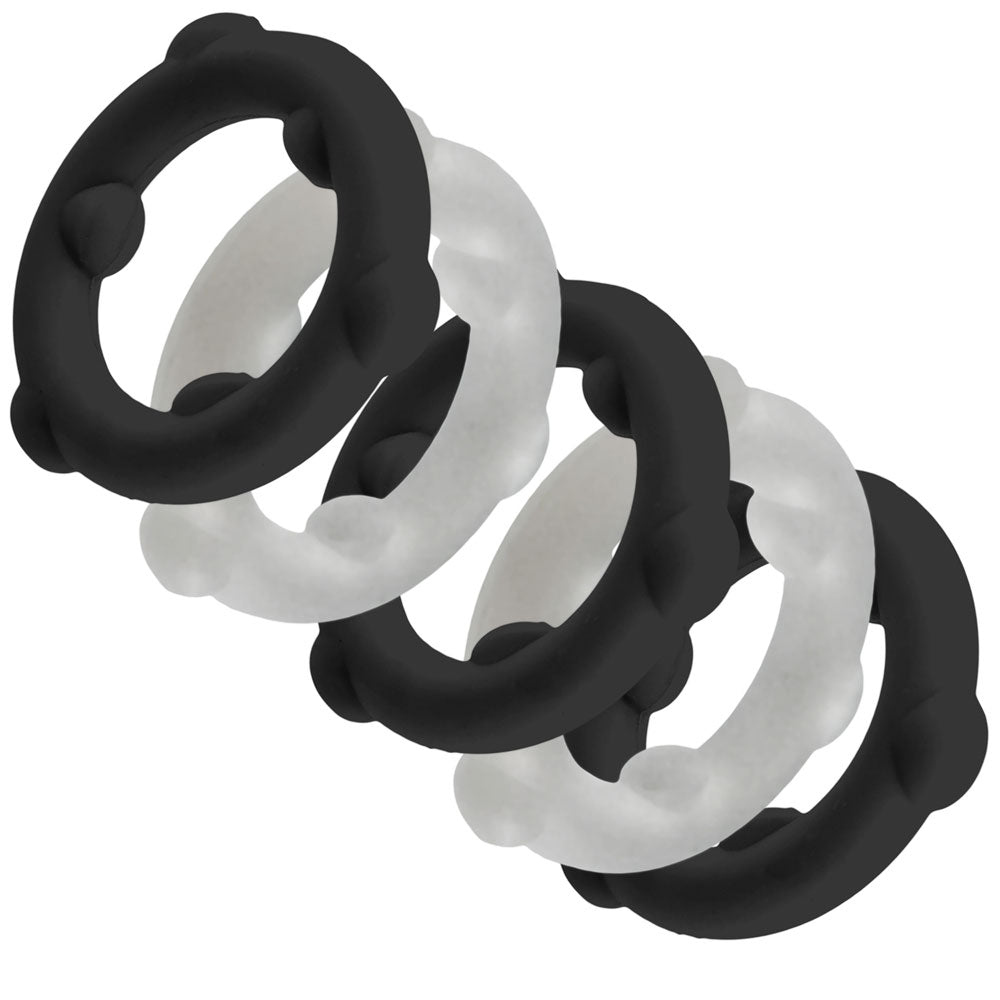 "Gearheads 5 Pack Spinner Rings - Black Vapor OX-3203-VPBK"