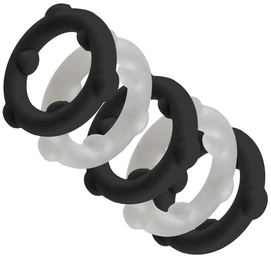 "Gearheads 5 Pack Spinner Rings - Black Vapor OX-3203-VPBK"