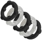 "Gearheads 5 Pack Spinner Rings - Black Vapor OX-3203-VPBK"