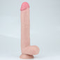 "Get Lucky 11 Inch Real Skin Dildo - Tan TMN-GL-3205"