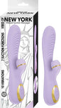 "Vibes of New York Ribbed Suction Massager - Lavender NW2914-2"