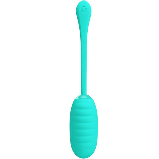 "Kirk Rechargeable Vibrating Egg - Turquoise BI-014654-4"