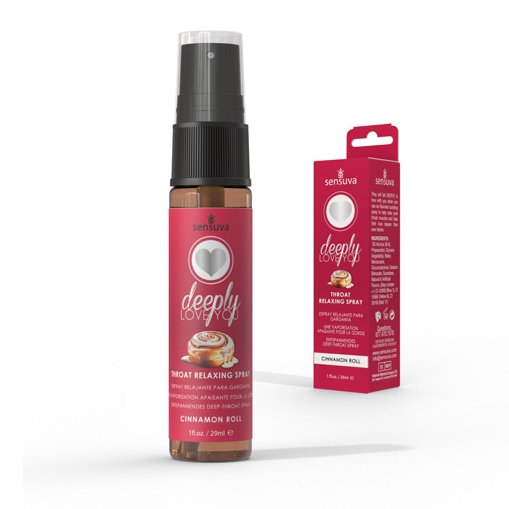 "Deeply Love You Throat Relaxing Spray - Cinnamon Roll - 1 Fl. Oz. SEN-VL493"