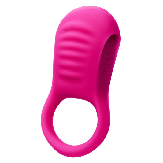 "Basic Essentials Rechargeable Ridge Rider Ring - Pink SE1738303"