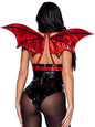 "Devil Wing Body Harness - Os - Red LA-A2908OSRD"