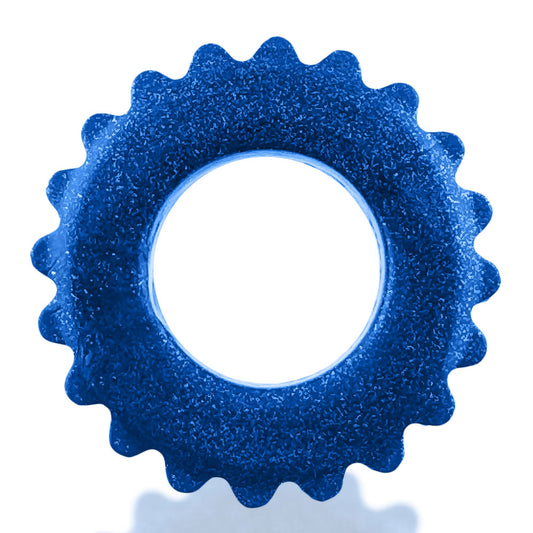"Plushy Single Ring - Blue Fire OX-3207-BLF"