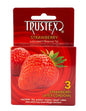 "Trustex Flavored Lubricated Condoms - 3 Pack - Strawberry AL-4015"