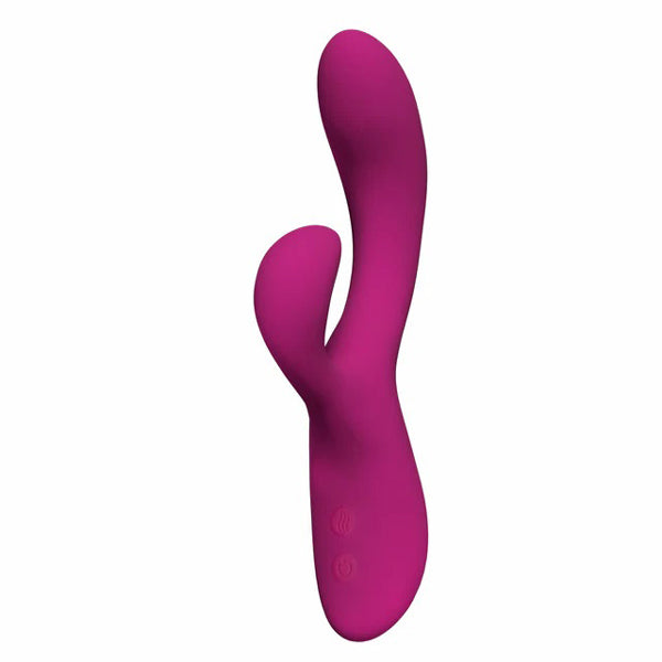 "Blush Quinn Rabbit Vibrator Burgundy BL-41520"