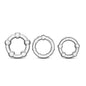 "Stay Hard - Beaded Cock Rings - 3 Pack - Clear BL-00012"