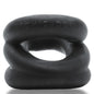 "Z-Balls Zig-Zag Cockring Ballstretcher - Black OX-AJ-1070-NGT"