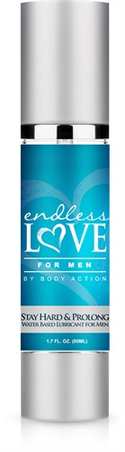 "Endless Love for Men Stay Hard and Prolong Water Based Lubricant 1.7 Oz BA-ELMSP17"