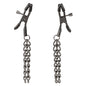 "Euphoria Collection Chain Nipple Clamps - Black SE3100072"