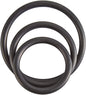 "Rubber Cock Ring Set - Black BSPR-14"