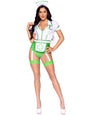 "Nurse Feelgood Sexy Costume - Medium - White/green LA-87086GRNM"