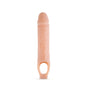 "Performance Plus - 10 Inch Silicone Cock Sheath Penis Extender - Vanilla BL-22593"