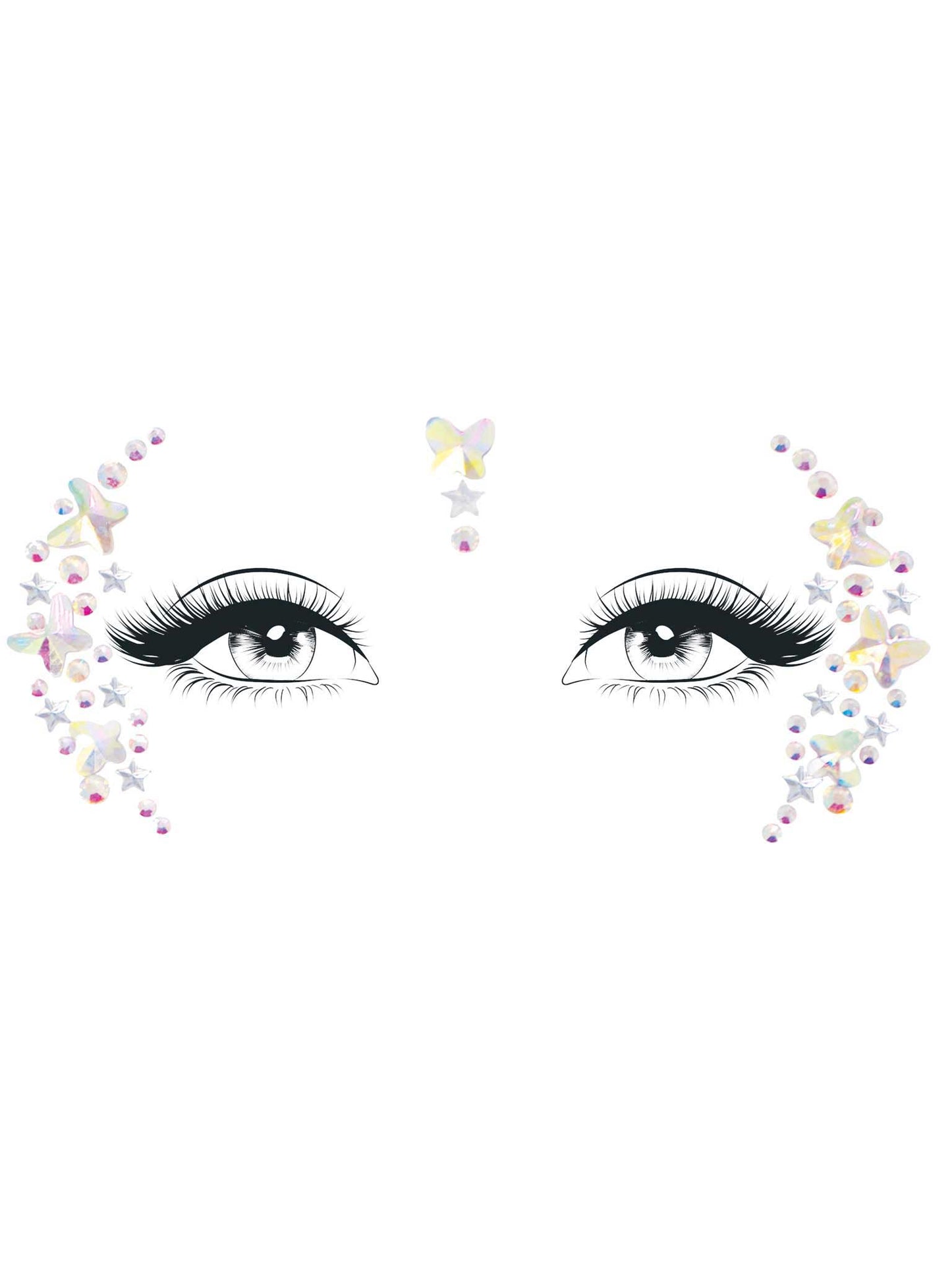 "Elera Adhesive Face Jewels LA-EYE044"