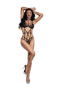 "Ring Mesh Teddy - Os - Black DG-13980BKOS"