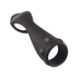 "Enhancer Textured Cock Strap and Ball Stretcher - Black NW3301"