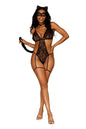 "Frisky Kitty - One Size - Black DG-13298BLKOS"