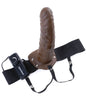 "Fetish Fantasy Series 8-Inch Vibrating Hollow Strap-on - Brown PD3361-29"