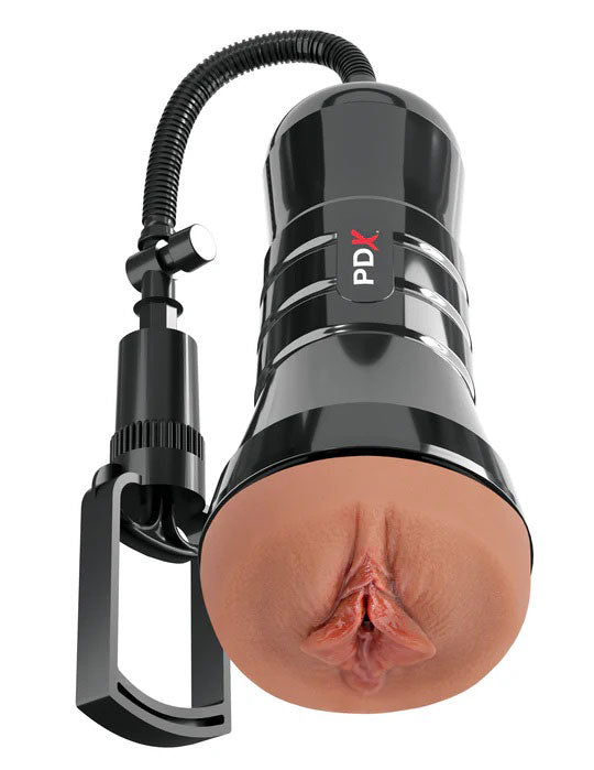 "Pdx Extreme Wet Pussies Super Sucker XXL Stroker - Brown PDRD448-29"